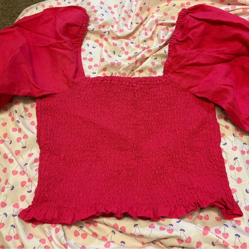 Heavy pink crop trop